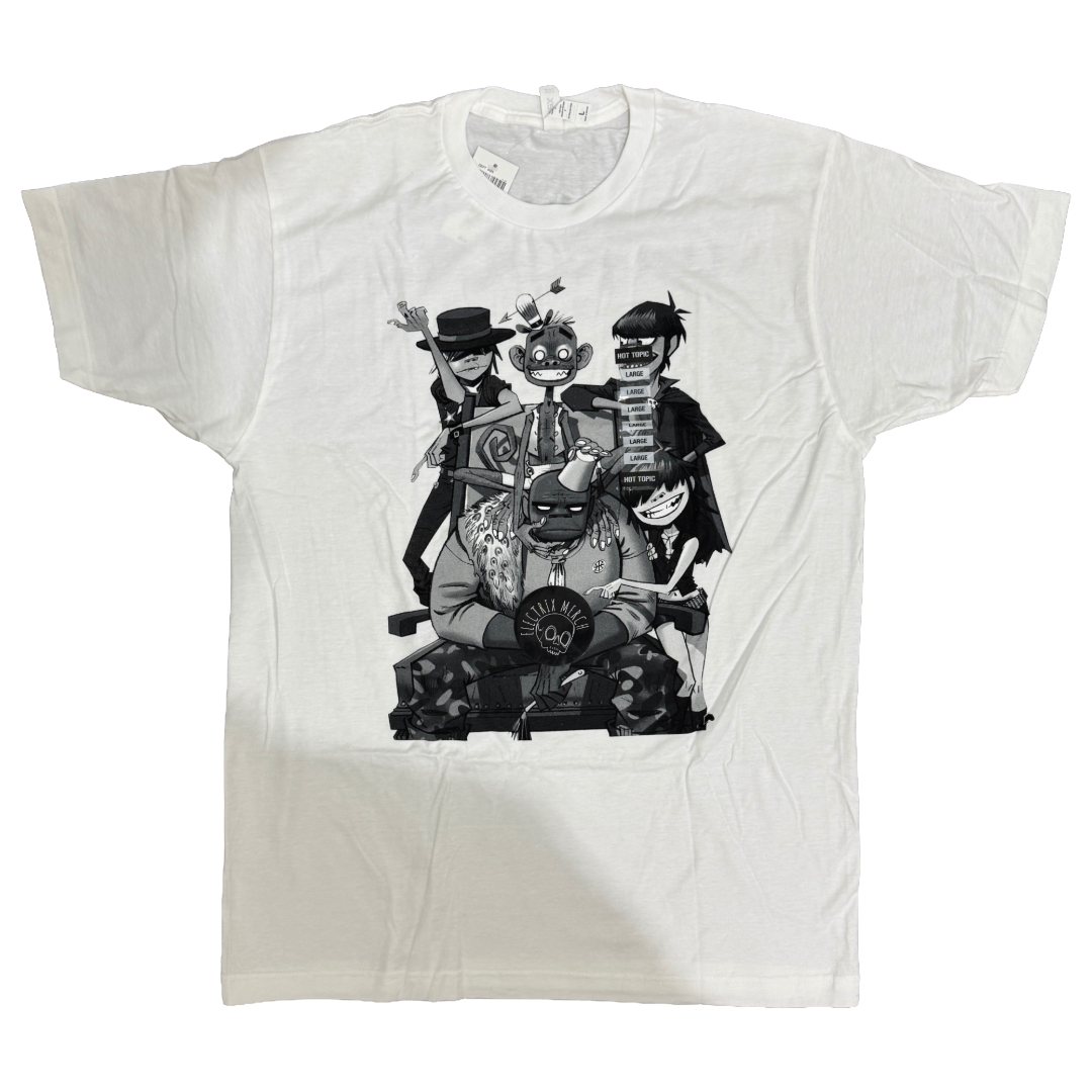 GORILLAZ - Black & White Group Photo