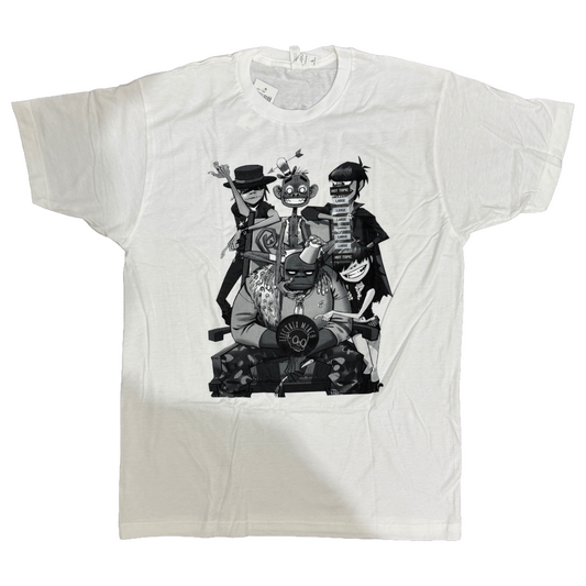 GORILLAZ - Black & White Group Photo