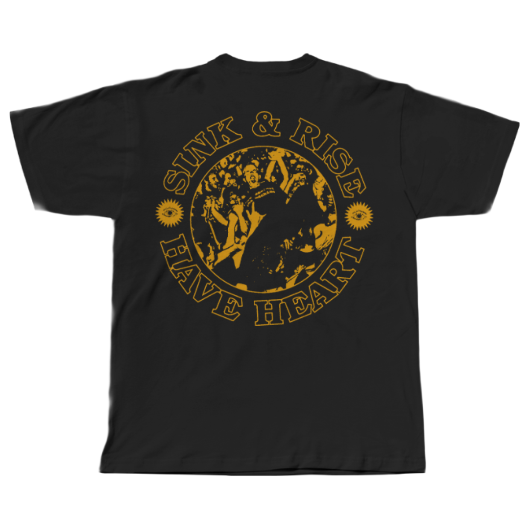 PRE ORDER - HAVE HEART - SINK & RISE BLACK T-SHIRT