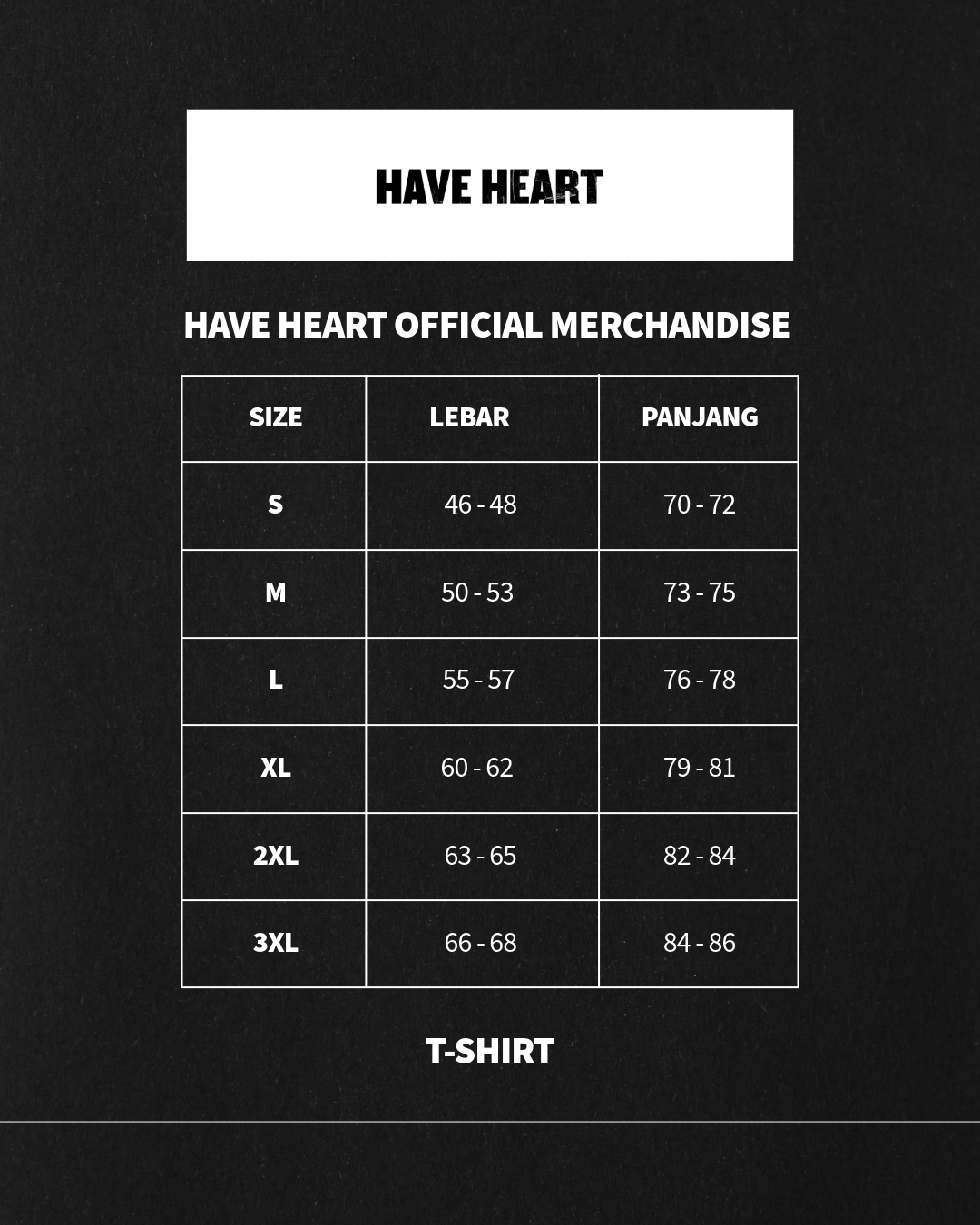 PRE ORDER - HAVE HEART - SINK & RISE WHITE T-SHIRT