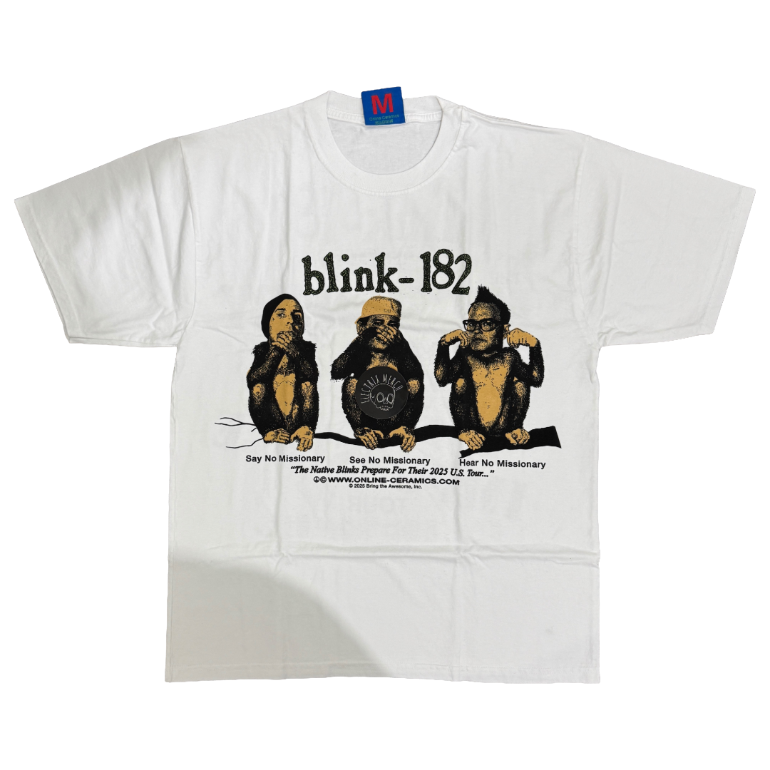 BLINK 182 X ONLINE CERAMICS - Missionary Impossible White