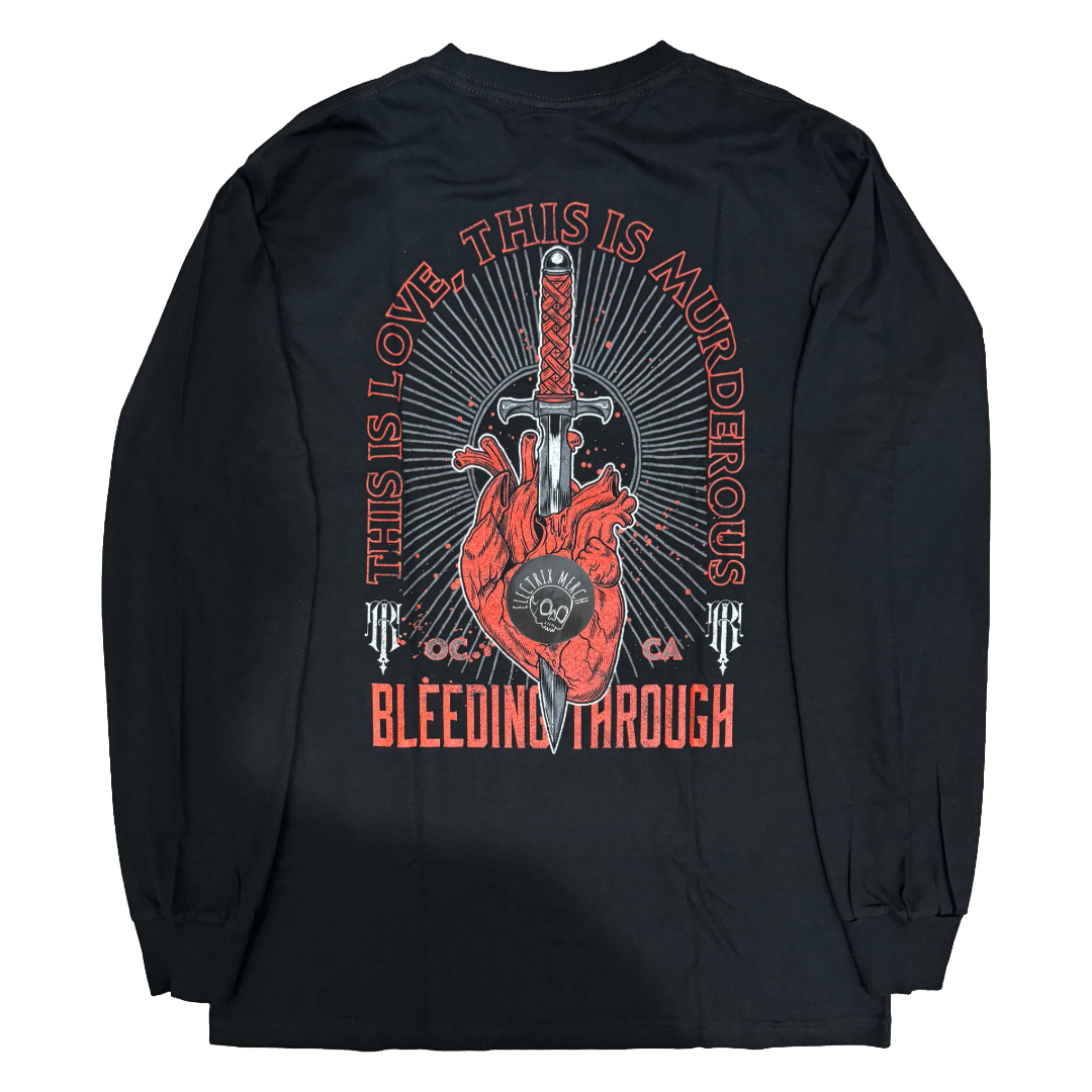 BLEEDING THROUGH - This Is Love This Is Murderous Long Sleeve